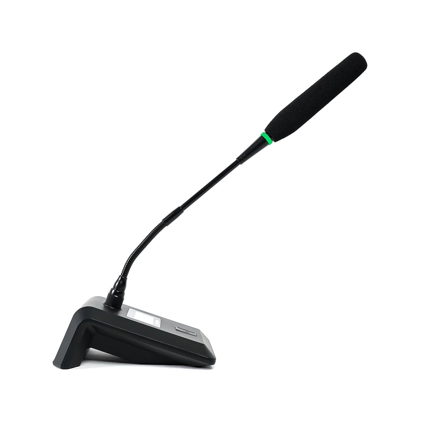 PTC-4 - Black - Gooseneck Mic of Wireless Conference Microphone System - Side - Phenyx Pro