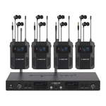 PTM-22-4B | UHF Mono Wireless In-Ear Monitor System w/ 2 Loop Outputs - MSM AV - MSMAV