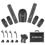 PTD-10 | 7-Piece Drum Microphone Kit w/ Cardioid Patterns - MSM AV - MSMAV