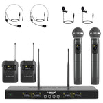 PTU-5200-2H2B | Quad Wireless Microphone System w/ Frequency Hopping - MSM AV - MSMAV