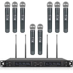 PTU-6000-8H | Eight-channel UHF Wireless Microphone System w/ Auto-Scan