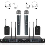 PTU-7000-2H2B | Quad UHF Wireless Microphone System w/ Auto-Scan - MSM AV - MSMAV