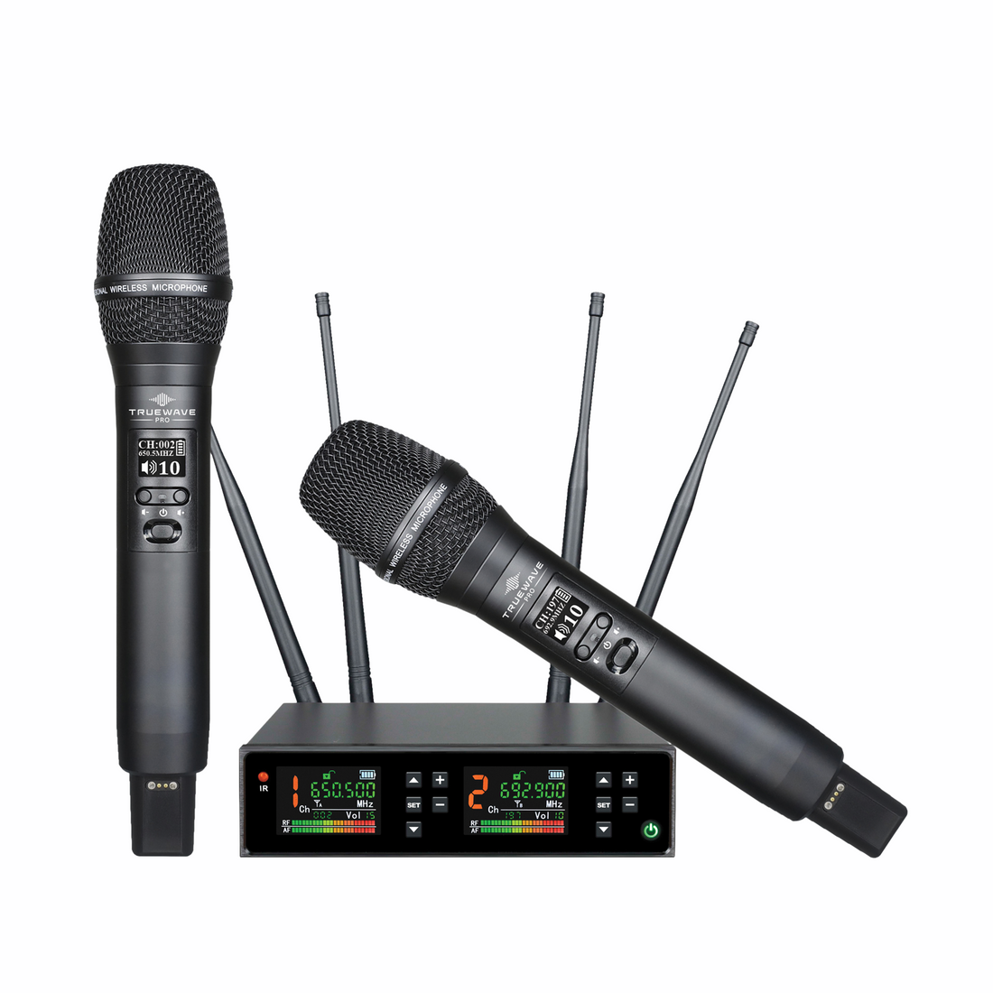 TrueWave Pro AIR-B2 dual-channel wireless microphone system