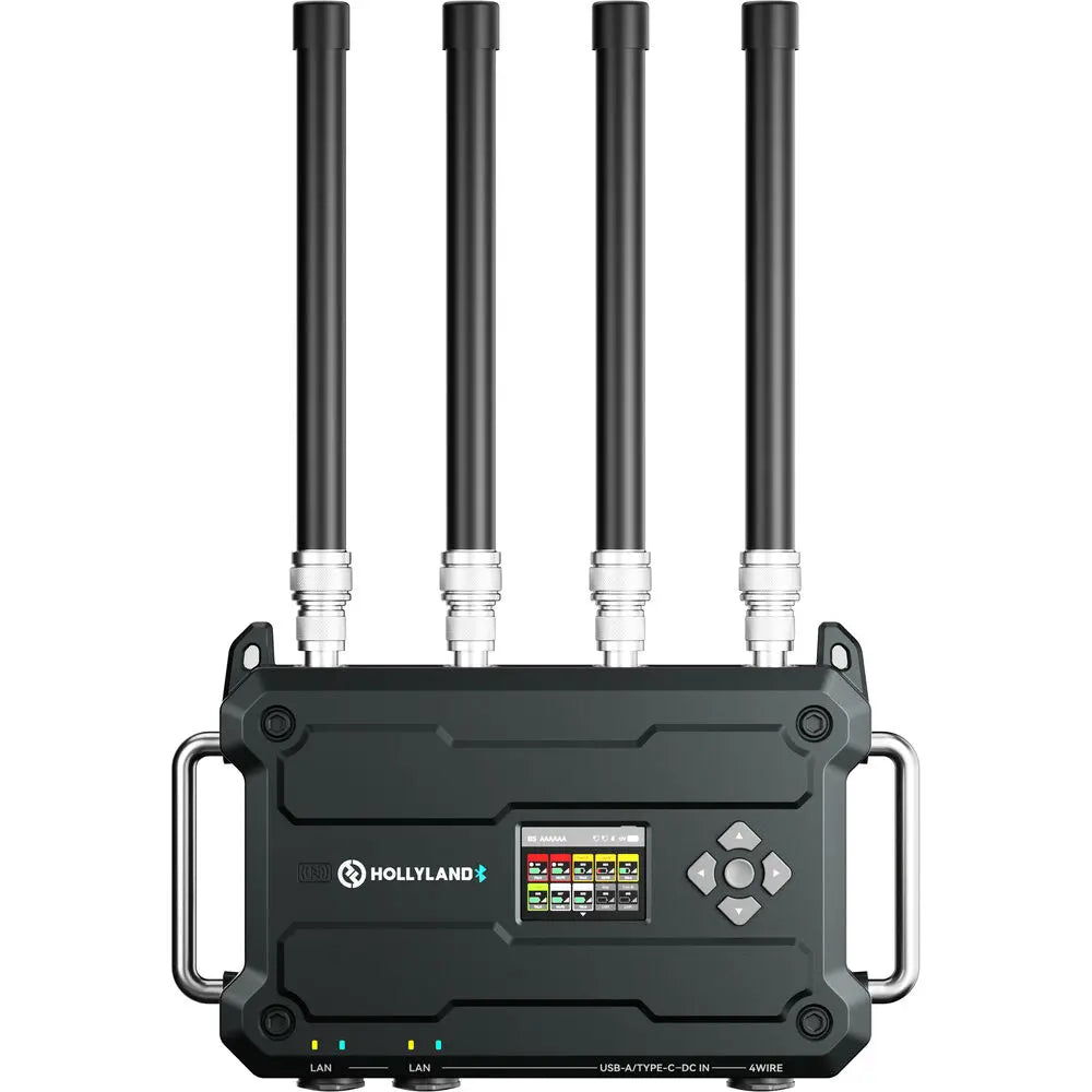 Hollyland Solidcom C1 Pro Roaming Hub 10S Full-Duplex Wireless Intercom System with 10 Single-Ear Headsets (V-Mount), Wireless Intercom System, Hollyland at MSMAV