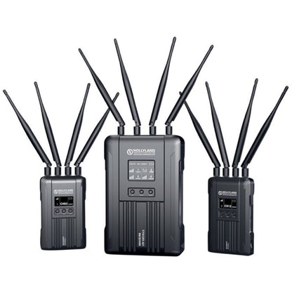 Hollyland Syscom 421 Wireless Video & Audio Transmission System - 2TX + 1RX, Transmitter & Receiver Systems, Hollyland at MSMAV