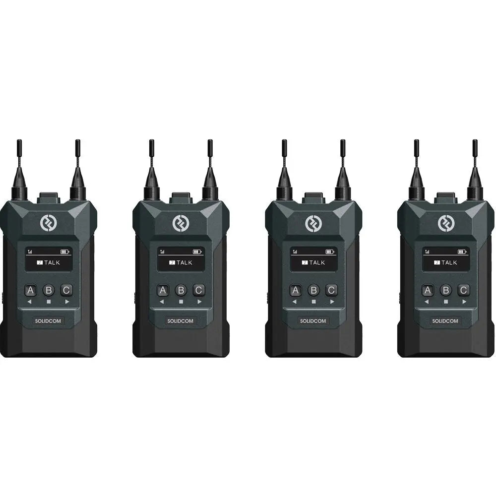 Hollyland Solidcom M1 Full-Duplex Wireless Intercom Solution (4 Beltpacks), Wireless Intercom System, Hollyland at MSMAV