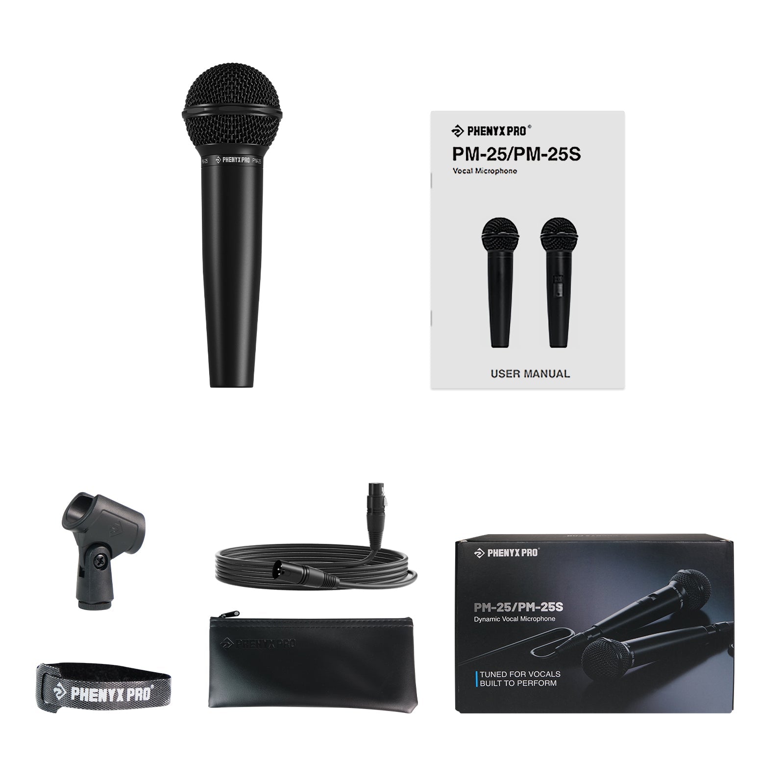 PM-25 | Wired Dynamic Cardioid Vocal Microphone, , MSM AV - Authorised Dealer Australia at MSMAV