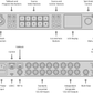 ATEM 1 M/E Constellation 4K rear panel - 10 x 12G-SDI in, 6 out, HD down-convert | Stocked in AU