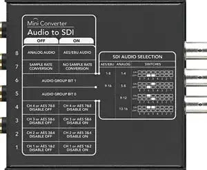 Blackmagic Design Mini Converter Audio to SDI 4K | Stocked in AU