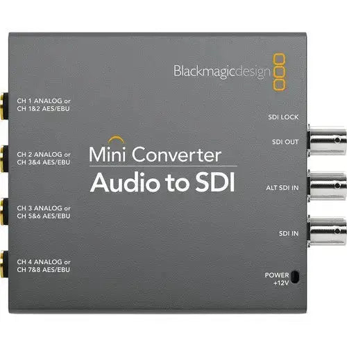 Blackmagic Design Mini Converter Audio to SDI | Stocked in AU