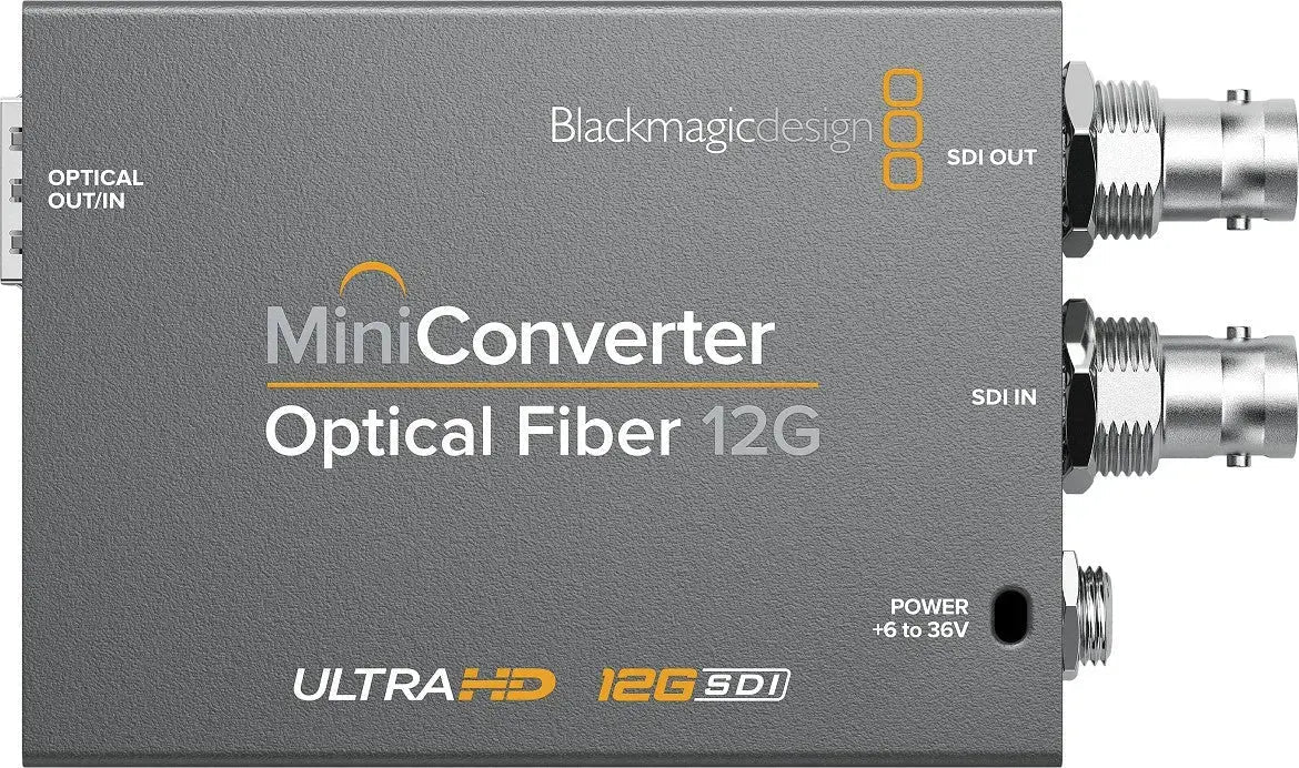 Blackmagic Design Mini Converter Optical Fiber 12G-SDI (No Optical Module Included) | Stocked in AU
