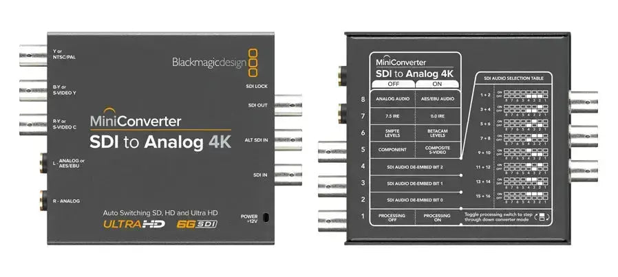Blackmagic Design Mini Converter SDI to Analog 4K | Stocked in AU