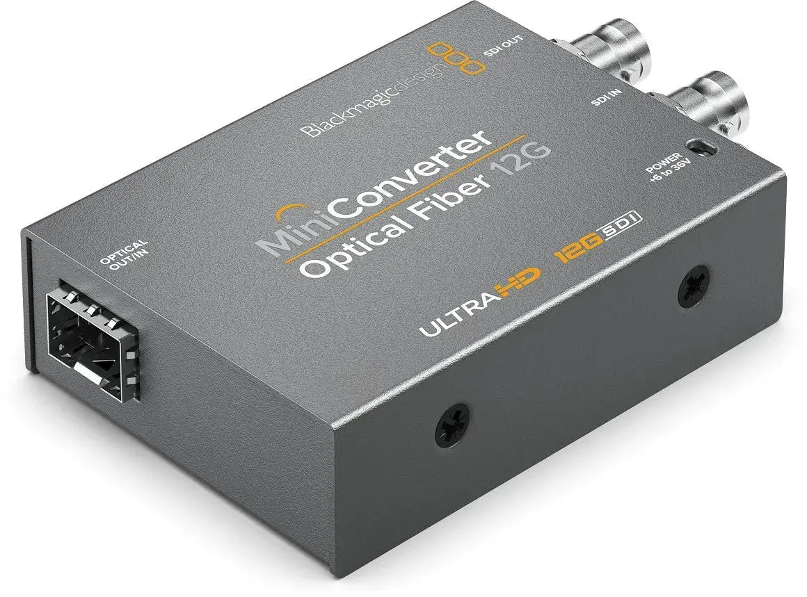 Blackmagic Design Mini Converter Optical Fiber 12G-SDI (No Optical Module Included), Video Transmission, Blackmagic Design at MSMAV