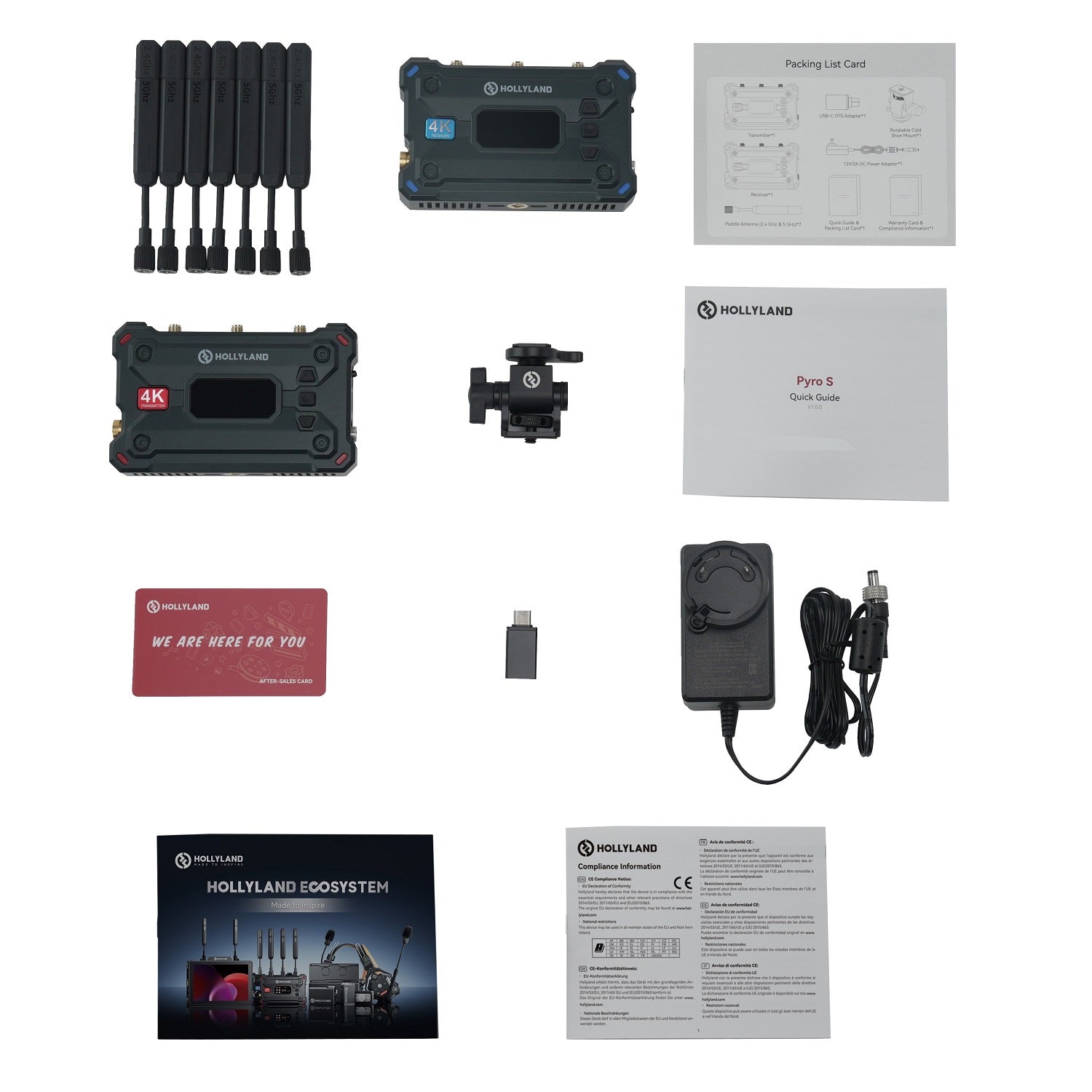 Hollyland Pyro S 4K HDMI/SDI Wireless Video Transmission System at MSMAV