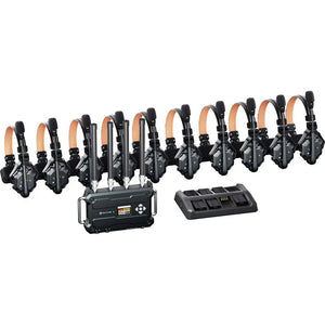 Hollyland Solidcom C1 Pro Roaming Hub 10S Full-Duplex Wireless Intercom System with 10 Single-Ear Headsets | Stocked in AU