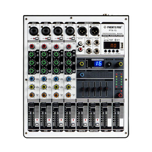 PTX-15 | 4-Channel Audio Mixer w/ 16 DSP Effects | Stocked in AU