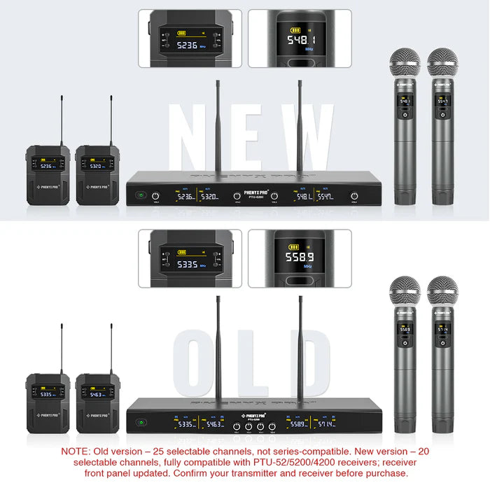 PWH-4200 | Wireless Handheld Microphone for PTU-52/5200/4200, System Parts, Phenyx Pro at MSMAV