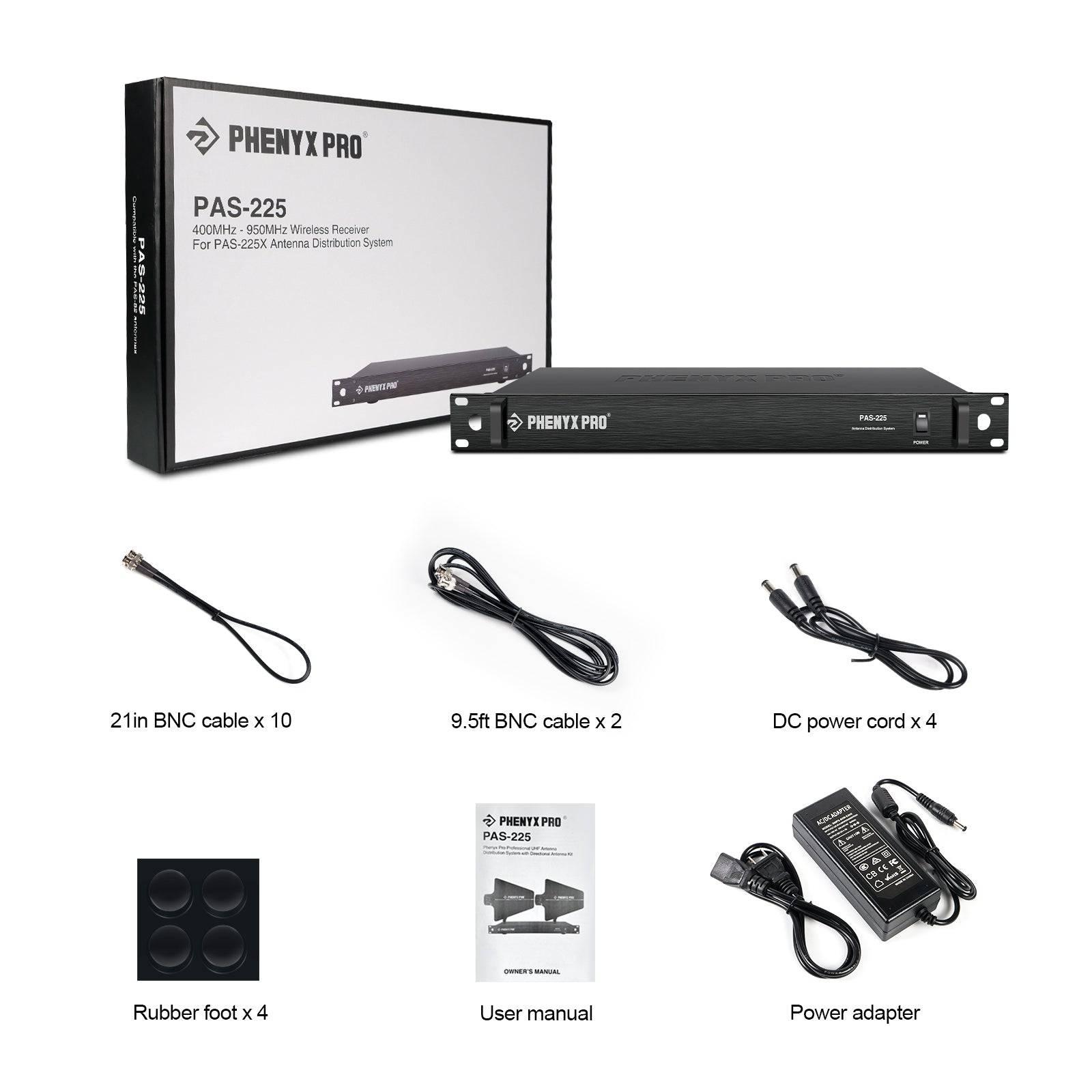 PAS-225 | Wireless Receiver for PAS-225X Antenna Distribution System - MSM AV - MSMAV
