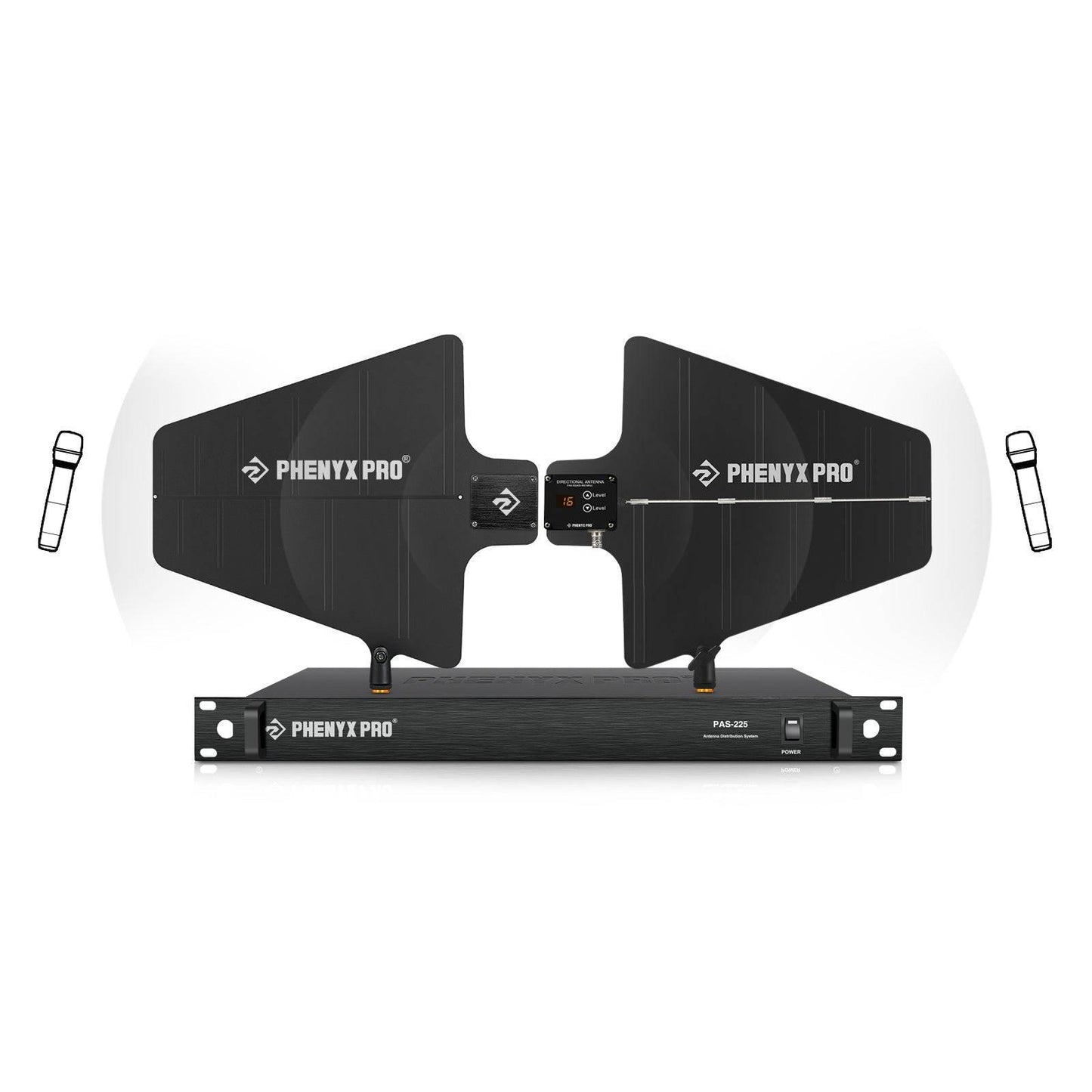 PAS-225X | Antenna Distribution System Bundle for UHF Wireless Mic Systems (400MHz - 950MHz) - MSM AV - MSMAV