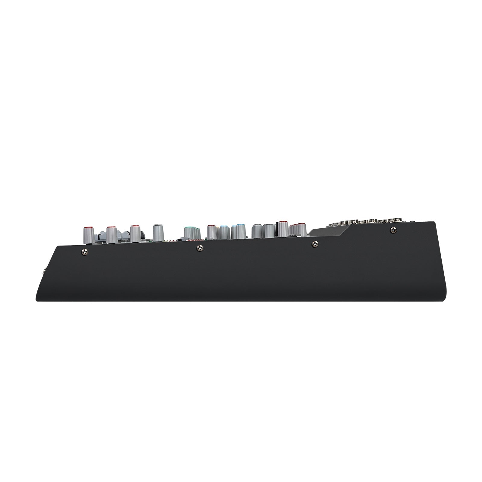 Phenyx Pro PTL-600 - Black - Professional 6-Channel Audio Mixer - Side View
