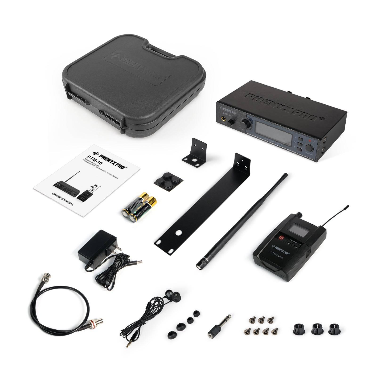 PTM-10-1B | UHF Stereo Wireless In-Ear Monitor System - MSM AV - MSMAV