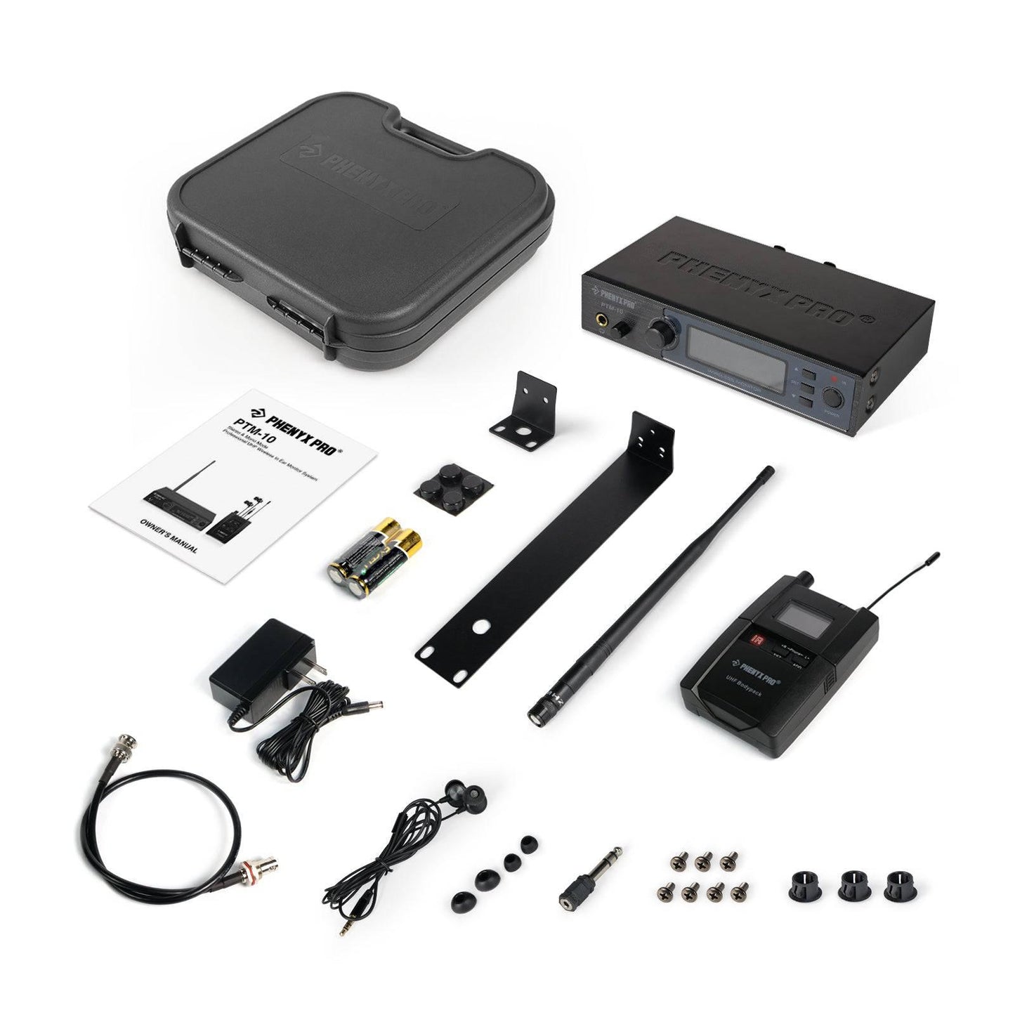 PTM-10-1B | UHF Stereo Wireless In-Ear Monitor System - MSM AV - MSMAV