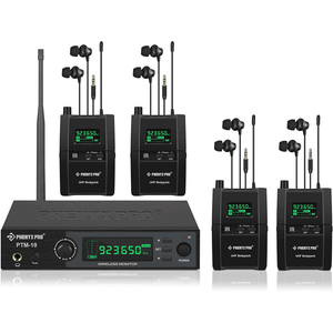 PTM-10-4B | UHF Stereo Wireless In-Ear Monitor System - MSM AV - MSMAV
