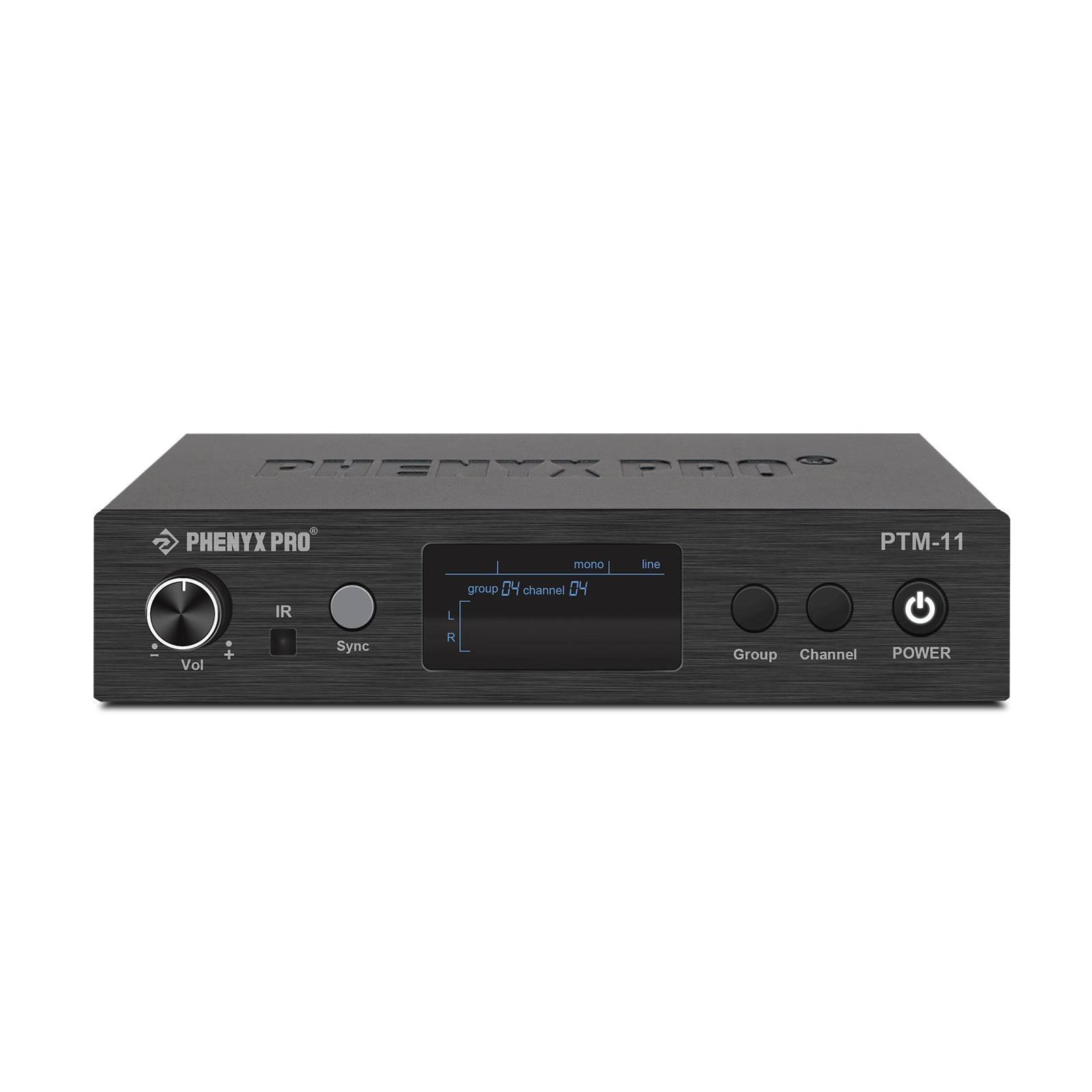 PTM-11-1B | UHF Mono Wireless In-Ear Monitor System w/ 1 Loop Output - MSM AV - MSMAV