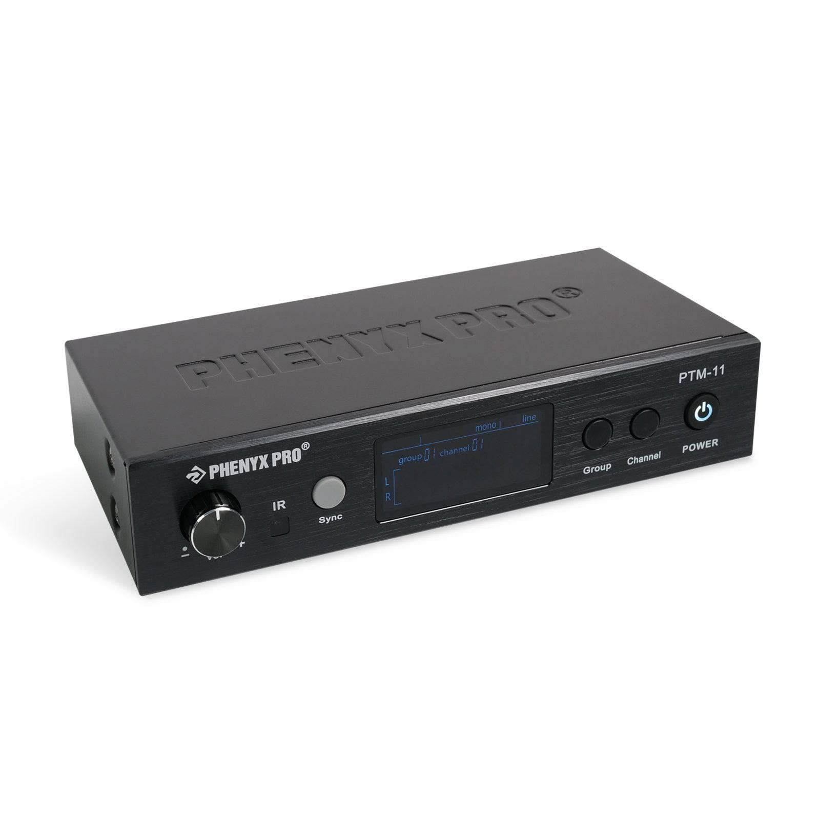 PTM-11-4B | UHF Mono Wireless In-Ear Monitor System w/ 1 Loop Output - MSM AV - MSMAV
