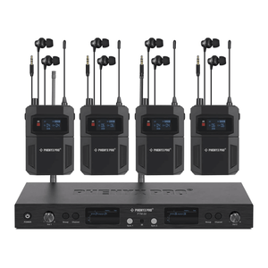PTM-22-4B | UHF Mono Wireless In-Ear Monitor System w/ 2 Loop Outputs - MSM AV - MSMAV