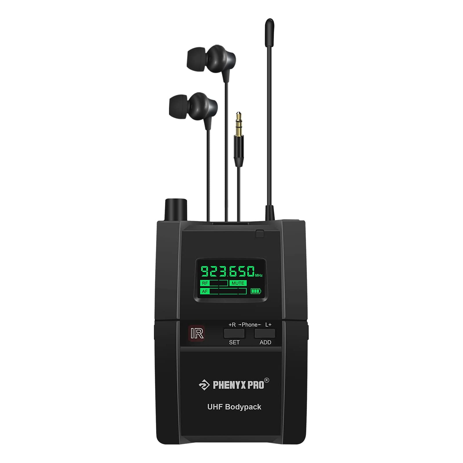 PMR-1 | Stereo Wireless IEM Bodypack Receiver for PTM-10 (500MHz/900MHz) | Stocked in AU