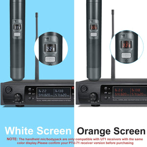 PWH-7 | UHF Wireless Handheld Microphone Transmitter for PTU-71/7000/6000 - MSMAV