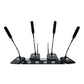 PTC-4 - Black - Quad Channel Wireless Conference Microphone System w/ 4 Gooseneck Mics - Front - Phenyx Pro 