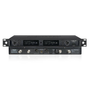 PTU-2U-1H1B | True Diversity Dual Wireless Microphone System - MSM AV - MSMAV
