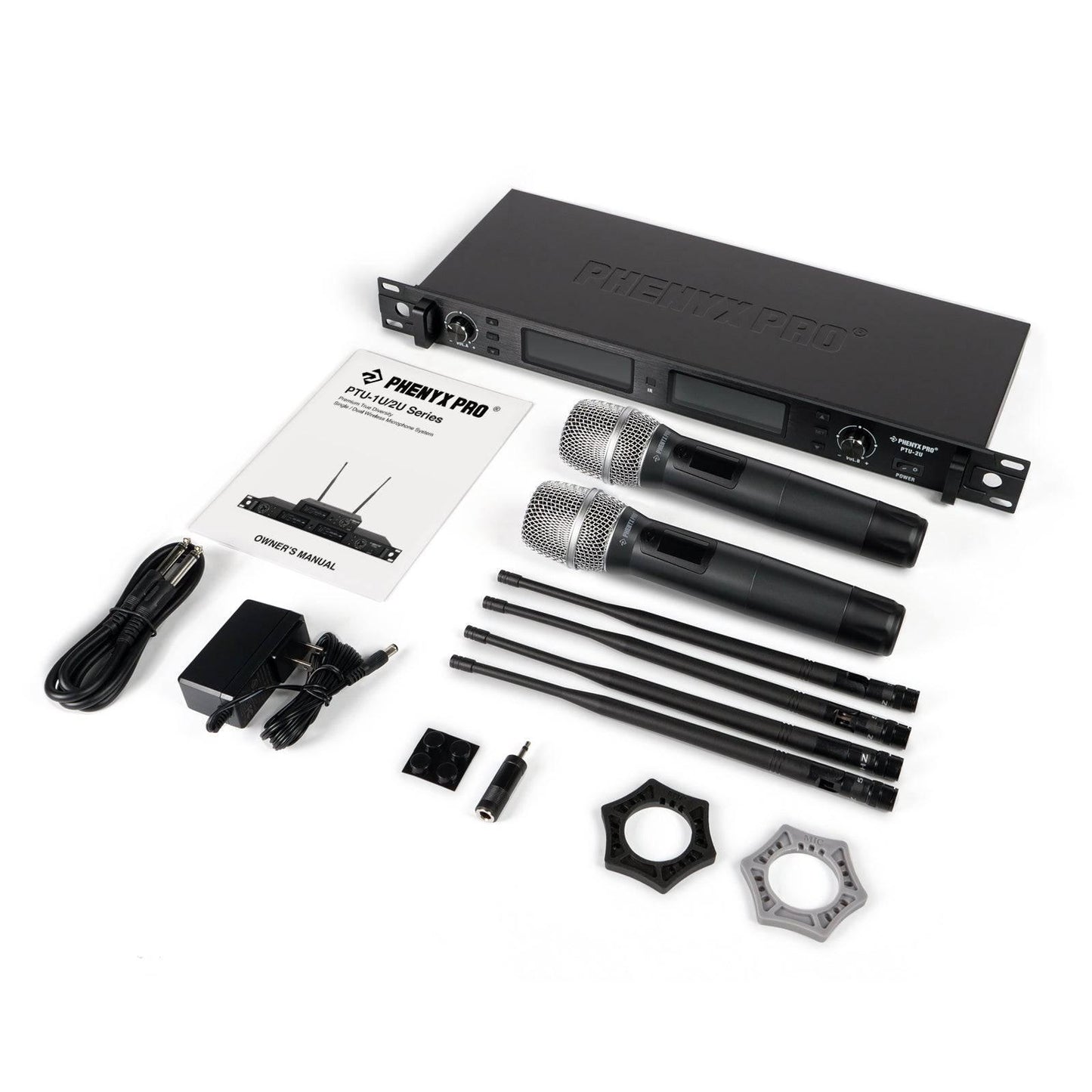 PTU-2U-2H | True Diversity Dual Wireless Microphone System - MSM AV - MSMAV