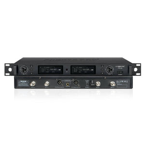 PTU-2U-2H | True Diversity Dual Wireless Microphone System - MSM AV - MSMAV