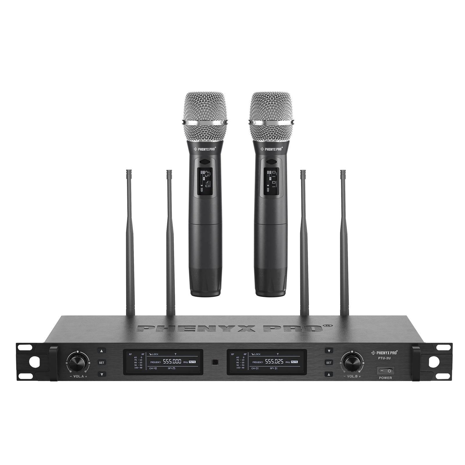 PTU-2U-2H | True Diversity Dual Wireless Microphone System - MSM AV - MSMAV