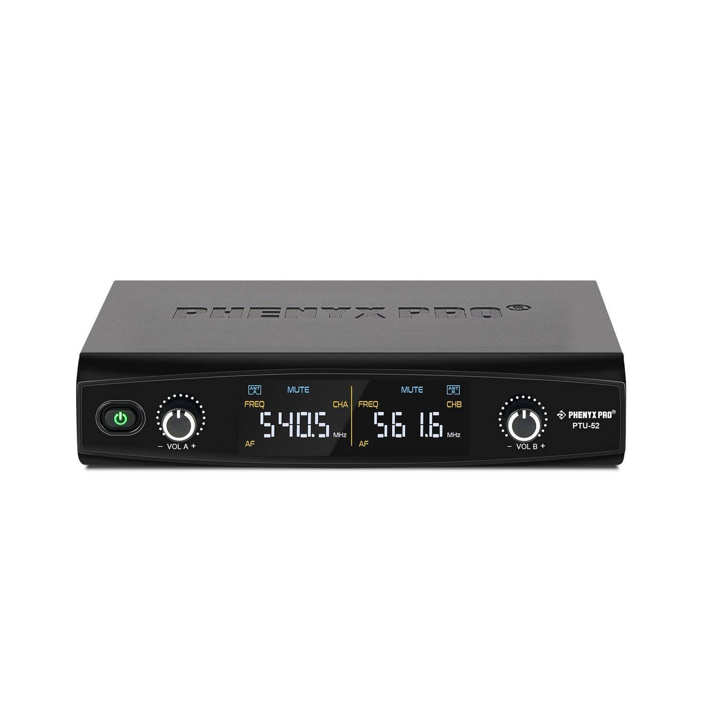 PTU-52-2H | Dual Wireless Microphone System w/ Frequency Hopping