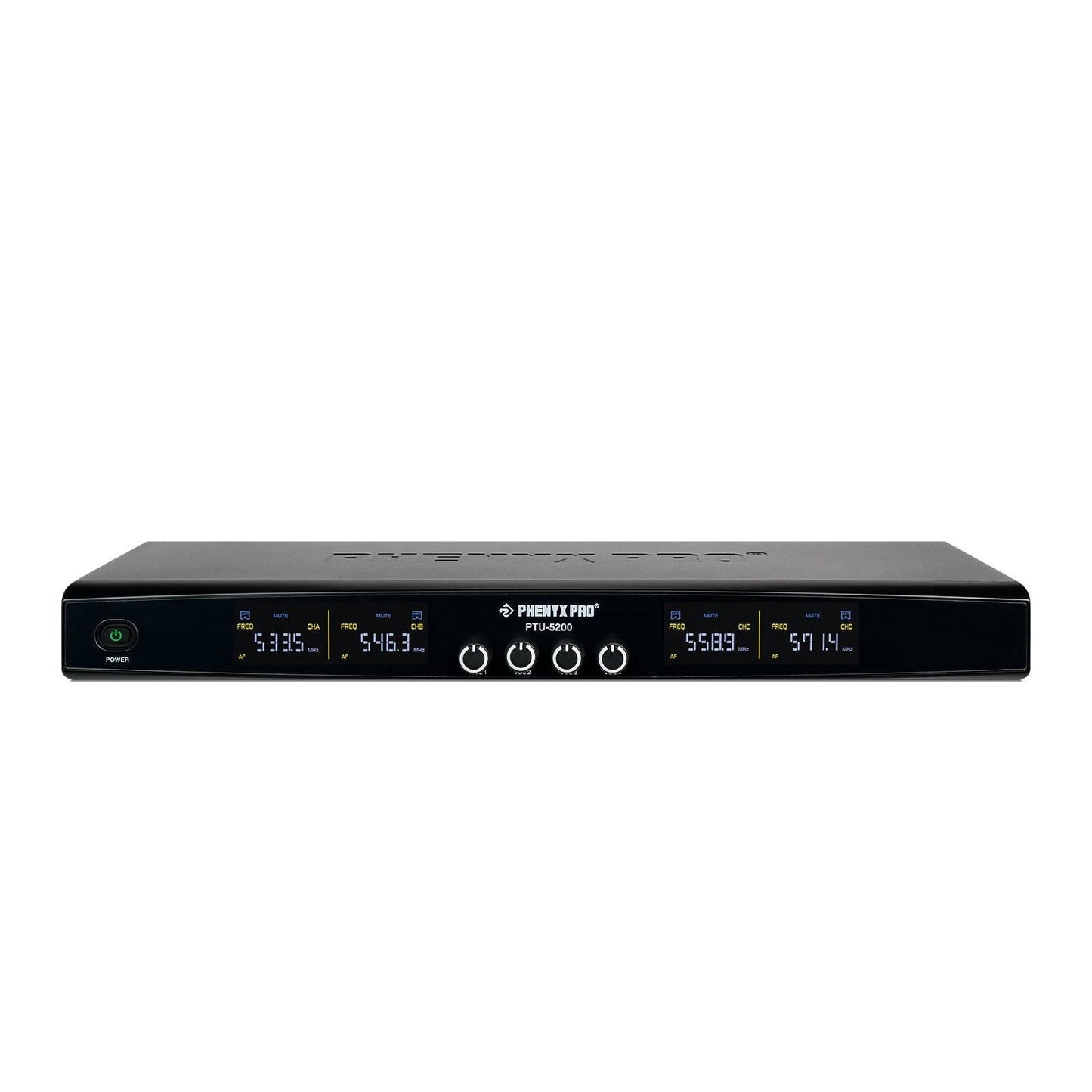 PTU-5200-4H | Quad Wireless Microphone System w/ Frequency Hopping - MSM AV - MSMAV