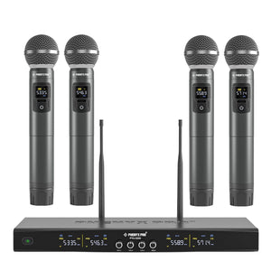 PTU-5200-4H | Quad Wireless Microphone System w/ Frequency Hopping - MSM AV - MSMAV