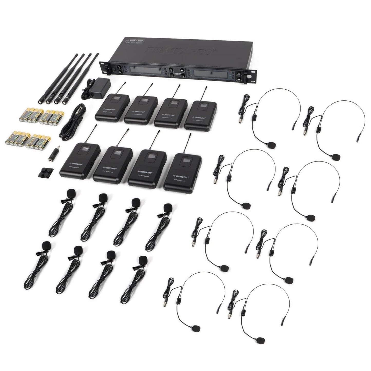 PTU-6000-8B Wireless Microphone System w/ Auto-Scan - MSM AV - MSMAV
