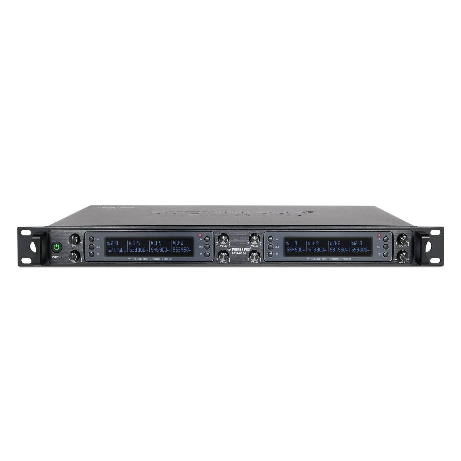PTU-6000-8B Wireless Microphone System w/ Auto-Scan - MSM AV - MSMAV