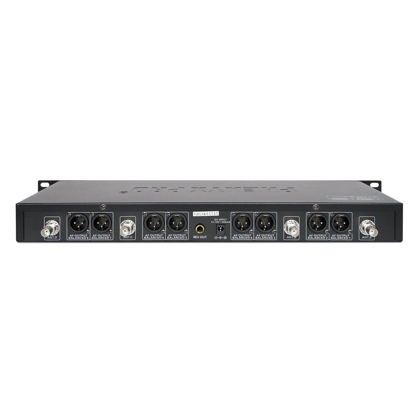 PTU-6000-8H | Eight-channel UHF Wireless Microphone System w/ Auto-Scan